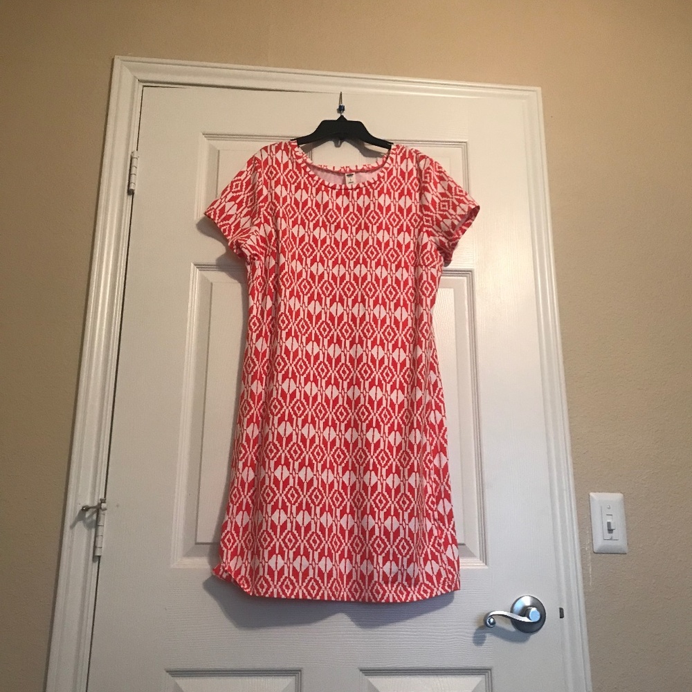 Never worn Old Navy Orange short Dress-Large